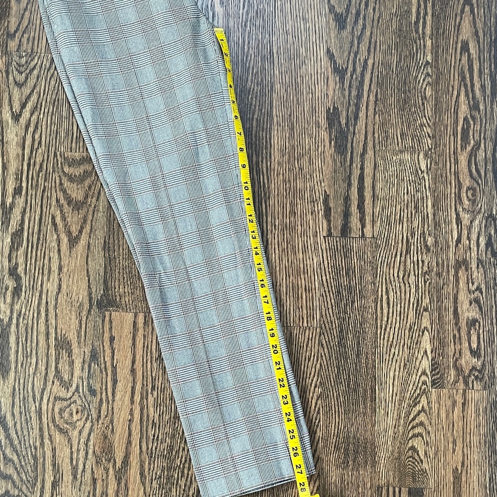 Zara Gray Plaid Pants - Picture 10 of 10